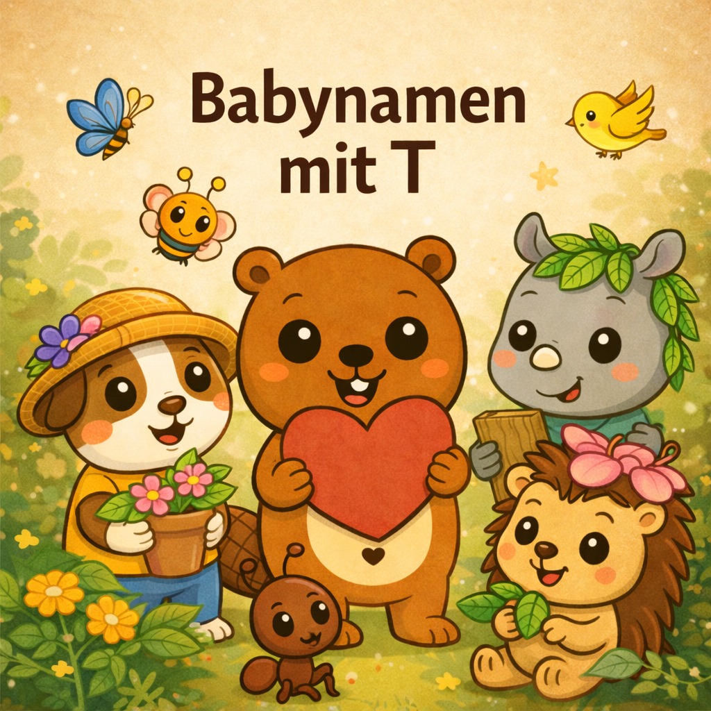 Babynamen mit T – 50 schöne Namen mit Bedeutung & Naturkraft