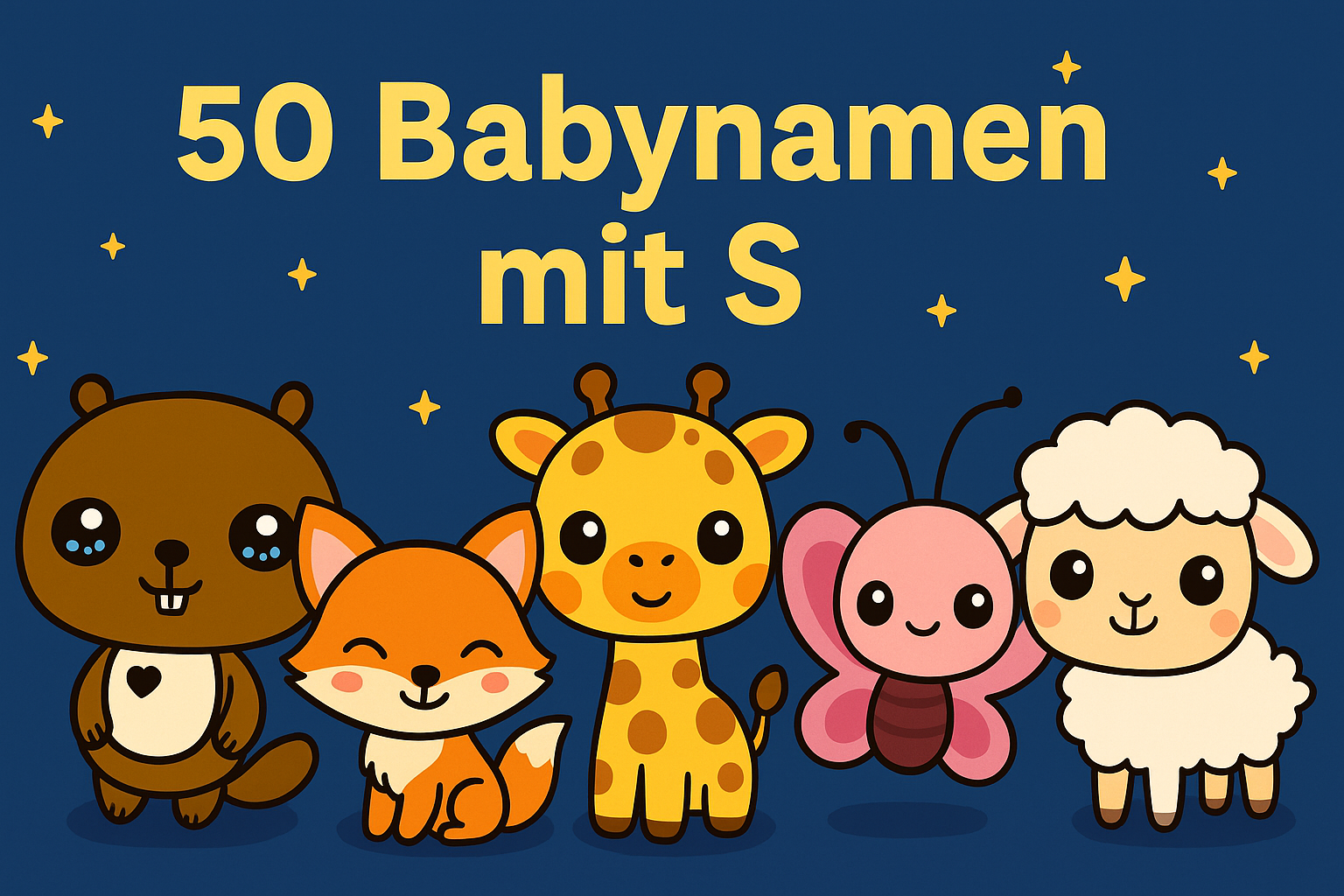 🌟 50 magische Babynamen mit S – mit Bedeutung, Planet, Pflanze & Krafttier