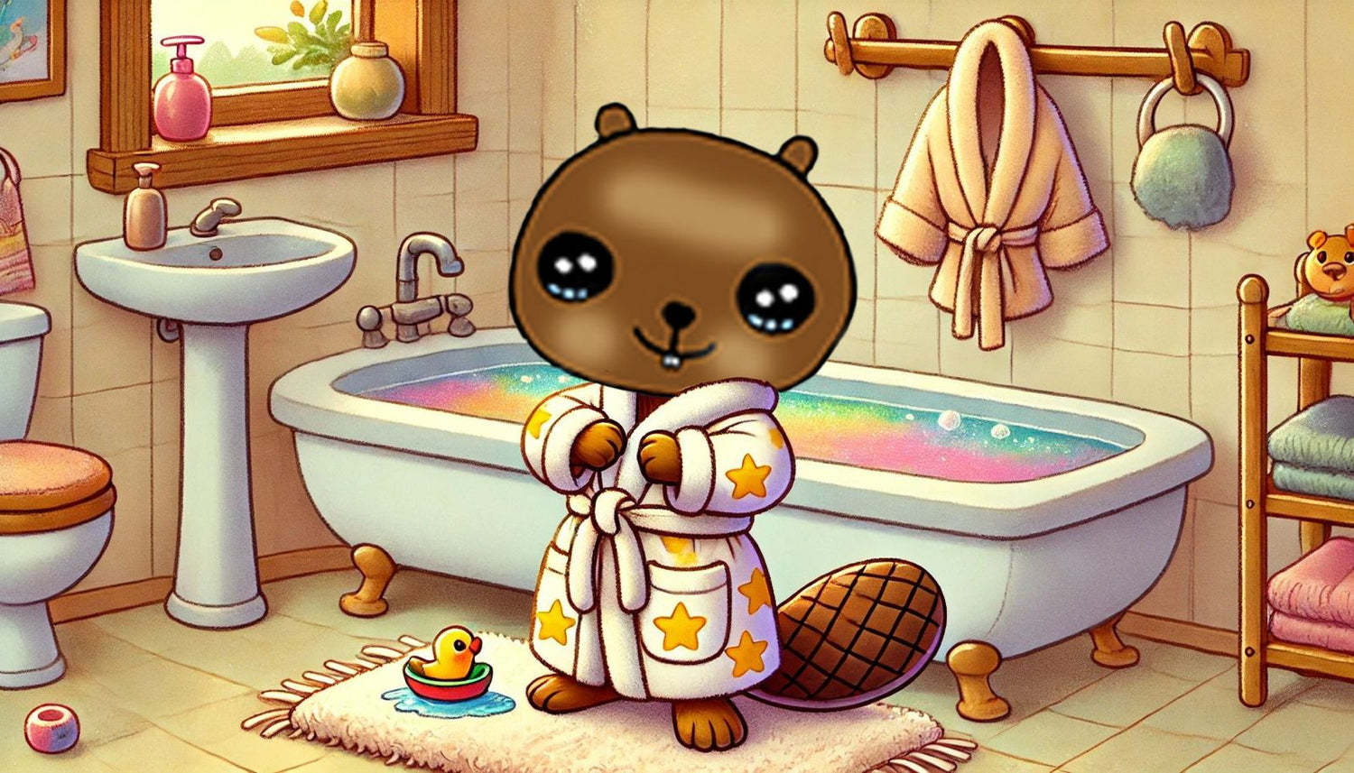 Bebi BergBiber und das sprudelnde Badeabenteuer