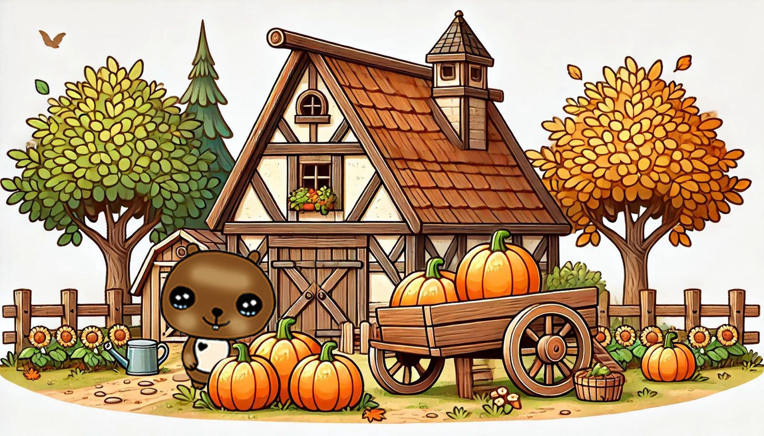 Bebi BergBiber und das Kürbisfest auf dem Hof