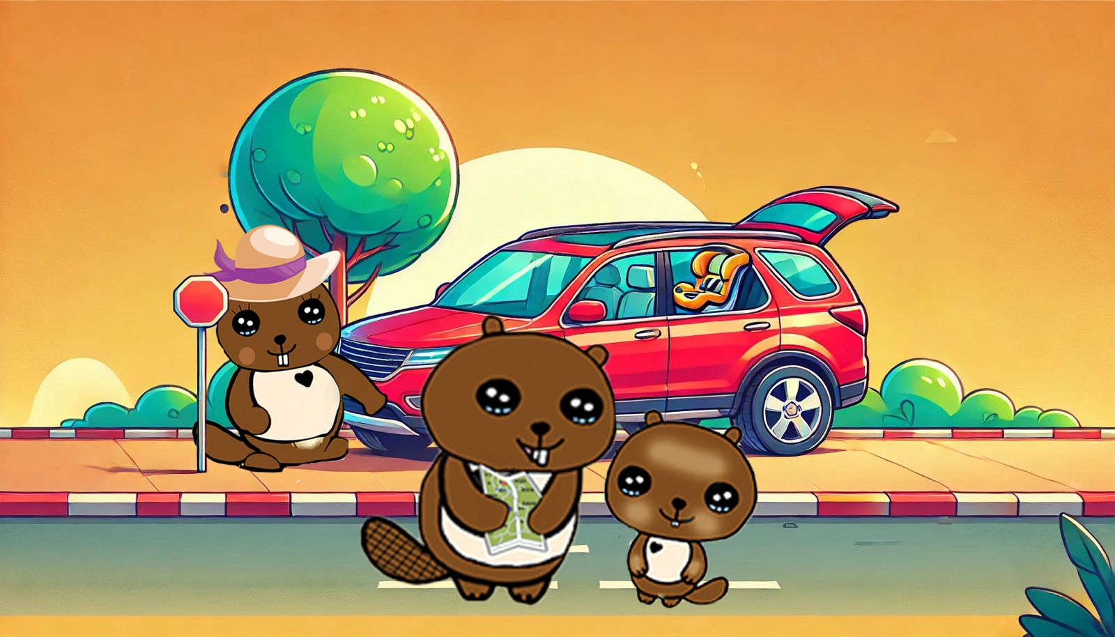 Bebi BergBiber und der neue Kindersitz