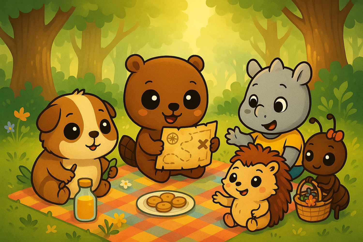 Bebi BergBiber und die Karte zum Glück