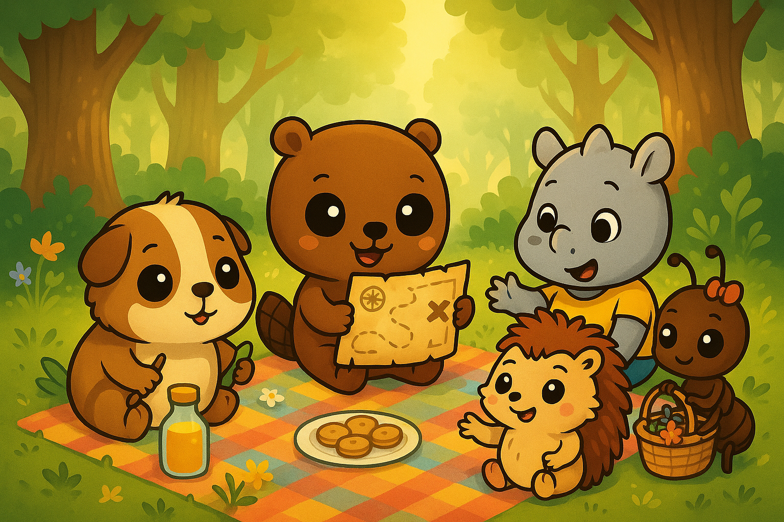 Bebi BergBiber und die Karte zum Glück