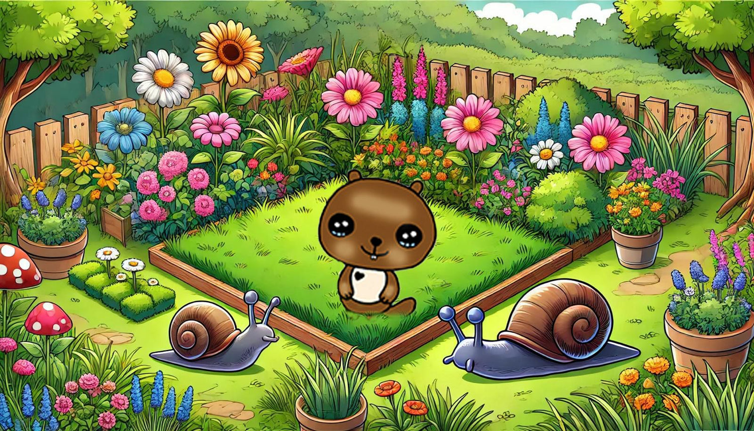 Bebi BergBiber und die Schnecken im Garten