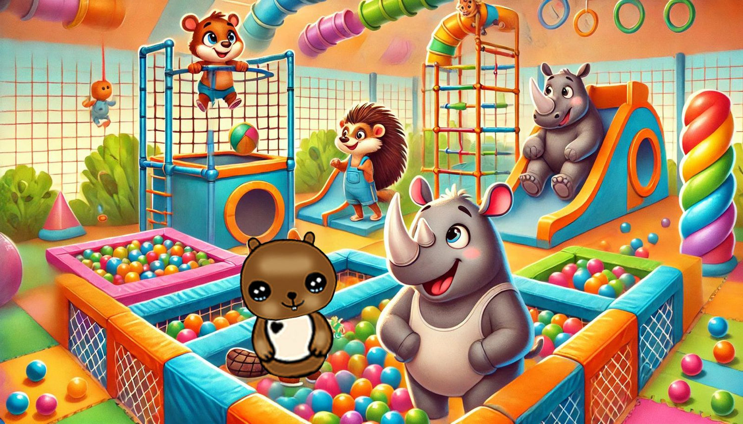 Bebi BergBiber und das Abenteuer in der Indoor-Spielhalle