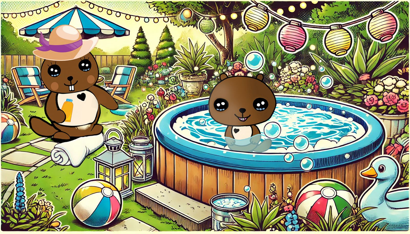 Bebi BergBiber und der Whirlpool