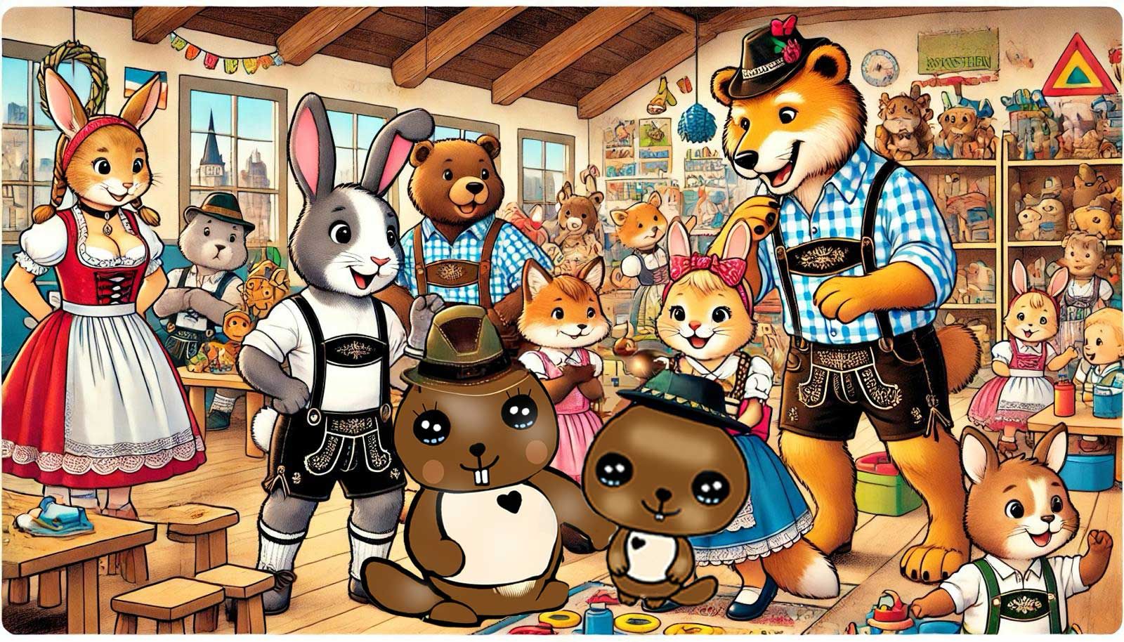 Bebi BergBiber feiert das Oktoberfest im Kindergarten - BergBiber GmbH