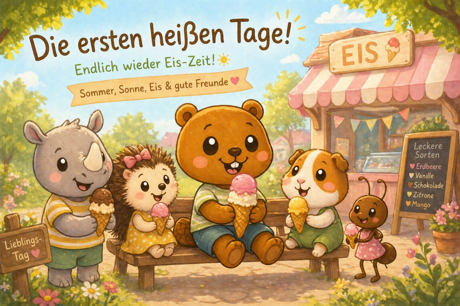 🦫 Bebi BergBiber und das erste Eis des Sommers - BergBiber GmbH