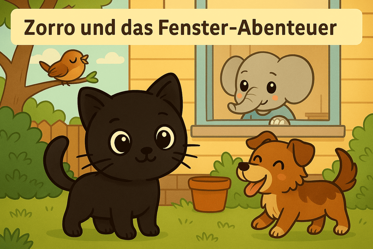 Bonusgeschichte: Zorro und das Fenster-Abenteuer - BergBiber GmbH