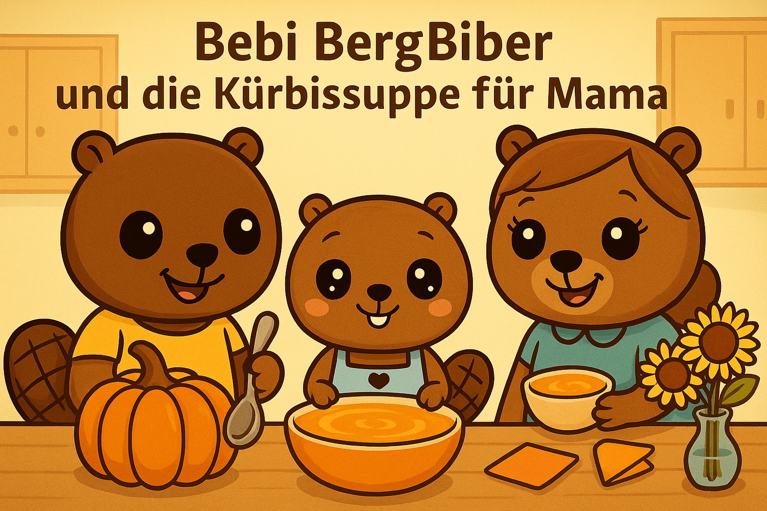 Bebi BergBiber und die Kürbissuppe für Mama