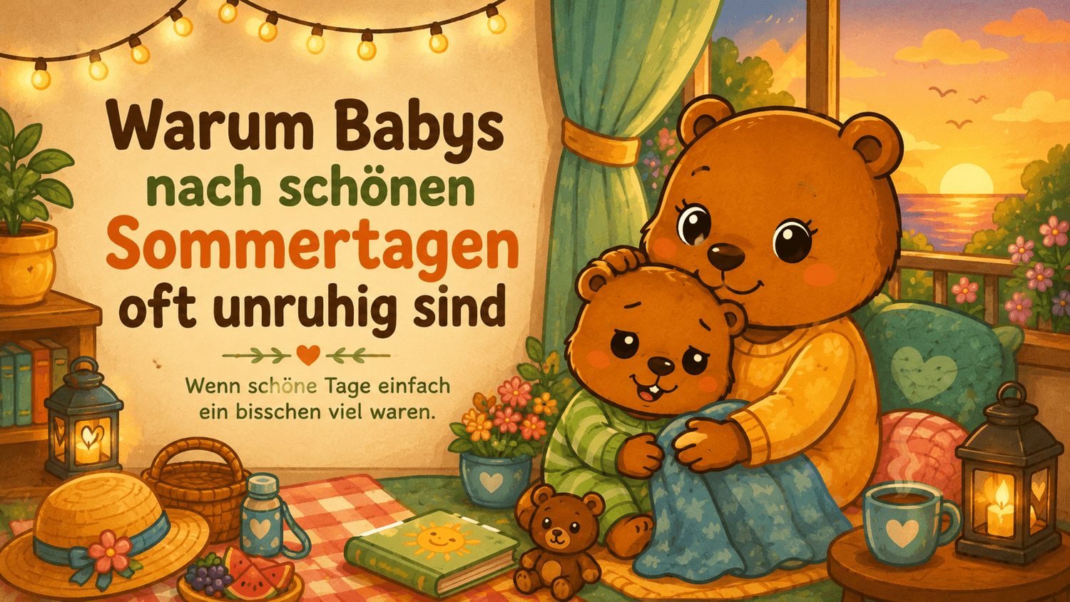 Warum Babys nach schönen Sommertagen oft unruhig sind - BergBiber GmbH