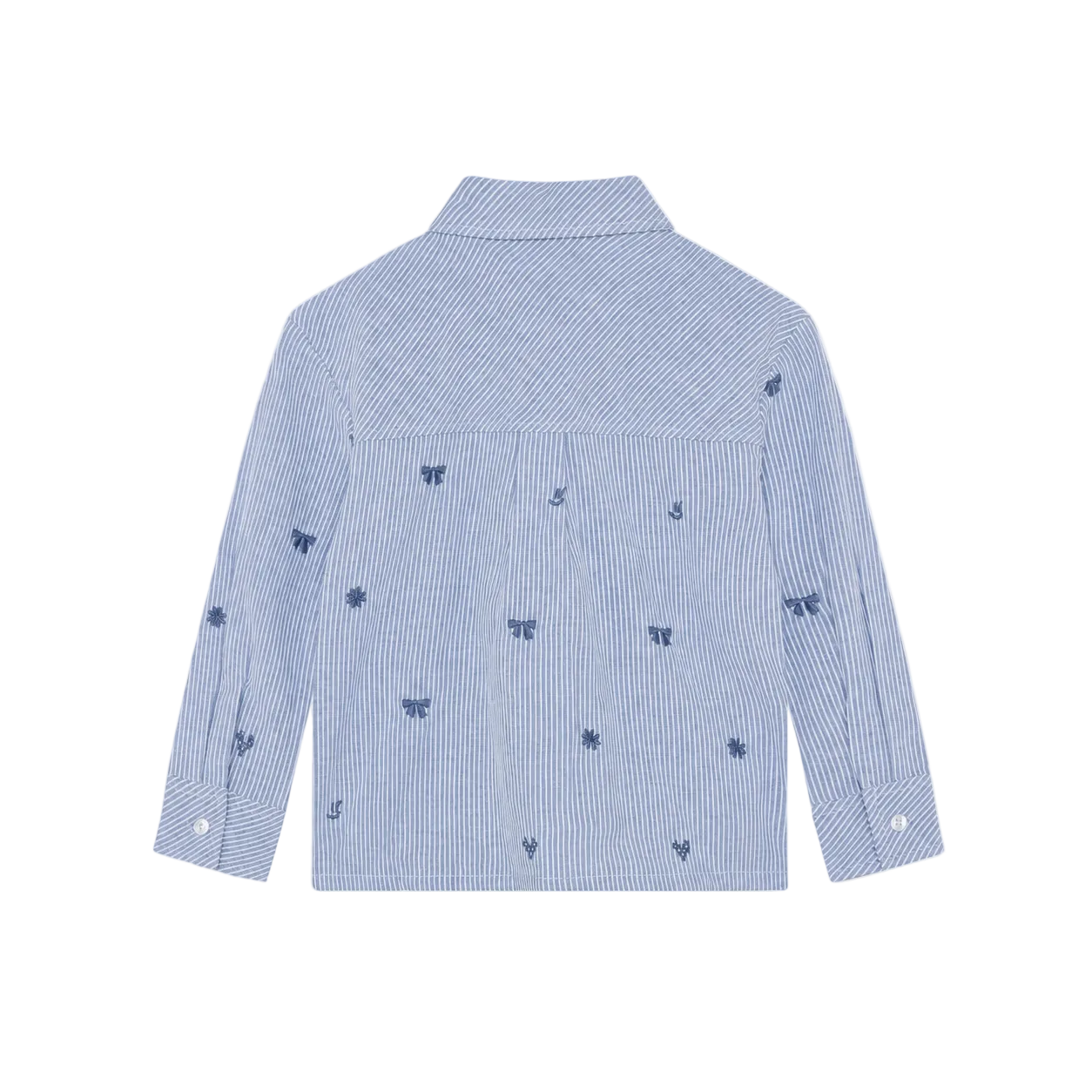 Noppies Kids Bluse mit Streifen – Light Blue