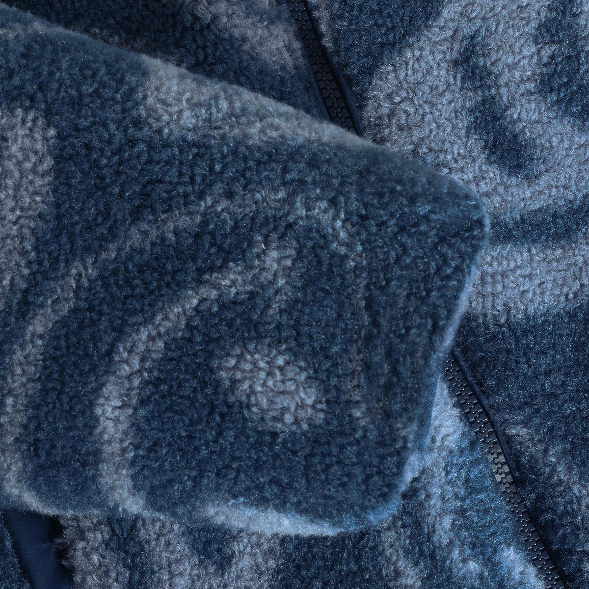 Noppies Wendejacke mit Teddyfleece & Smiley-Print – Insignia Blue