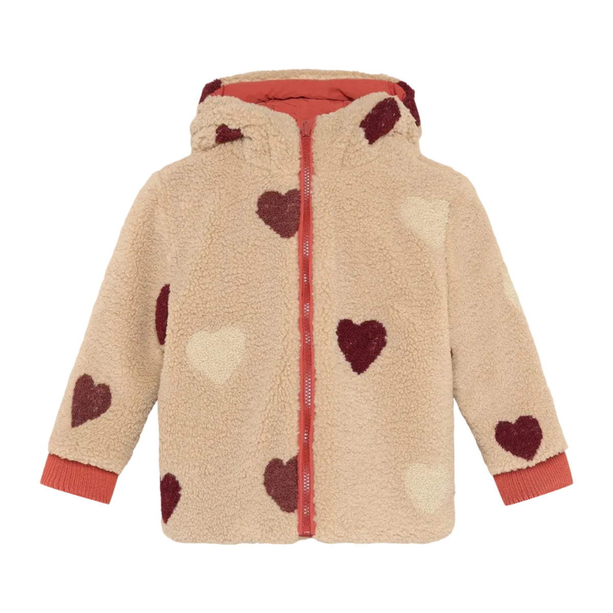 Noppies Wendejacke mit Teddyfleece – Dusty Cedar