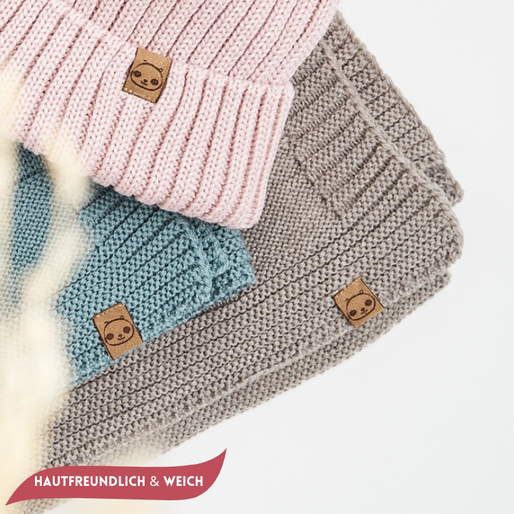 Strickdecke - 100% Merinowolle