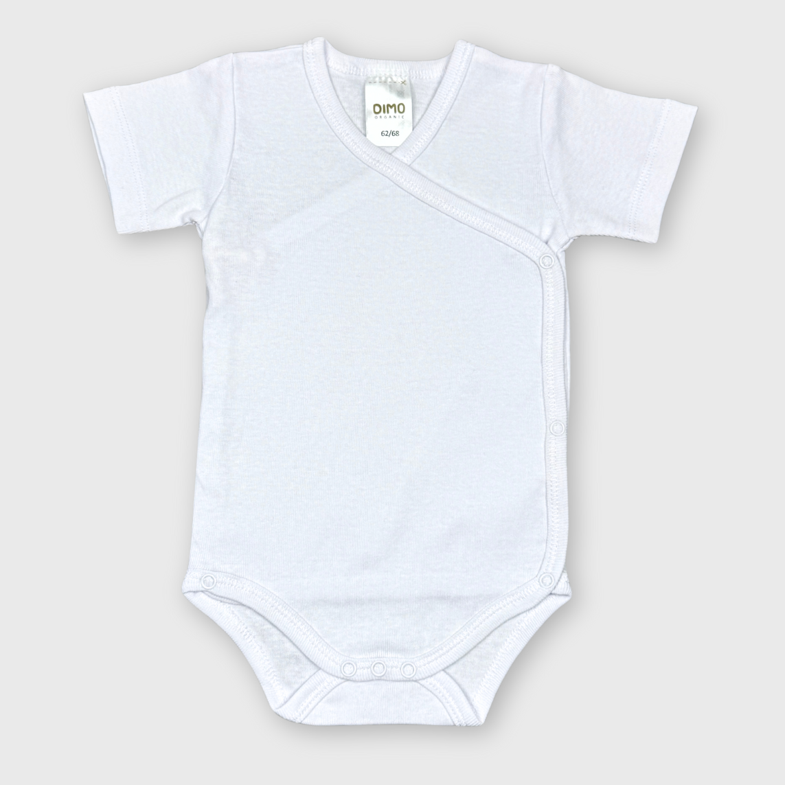 Basic Wickel Body Weiß Kurzarm