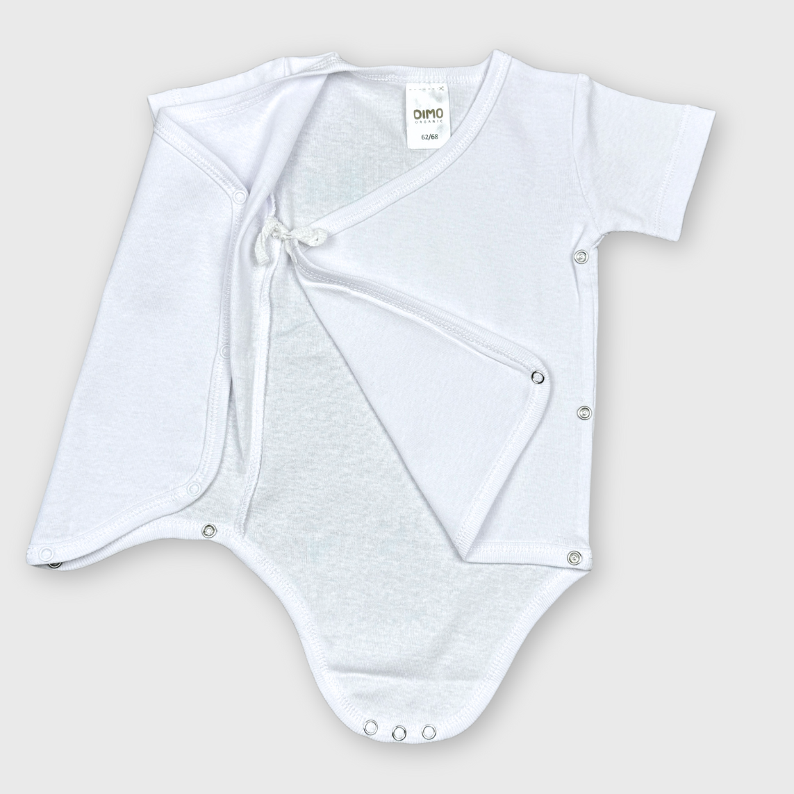 Basic Wickel Body Weiß Kurzarm