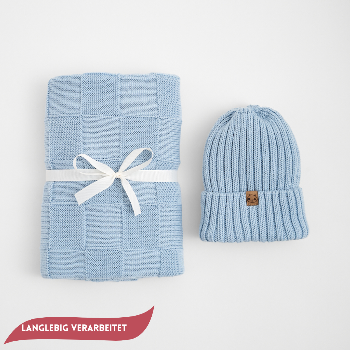 Strickdecke - 100% Merinowolle