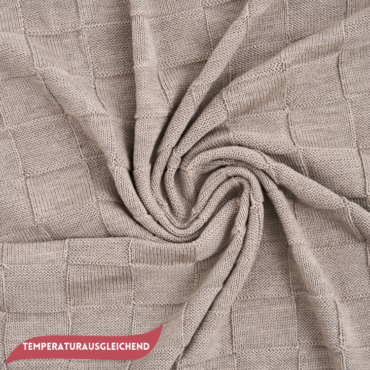 Strickdecke - 100% Merinowolle