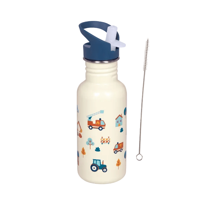 Edelstahlflasche Fahrzeuge - Wenn ich mal groß bin (0,5 l) - BergBiber GmbH