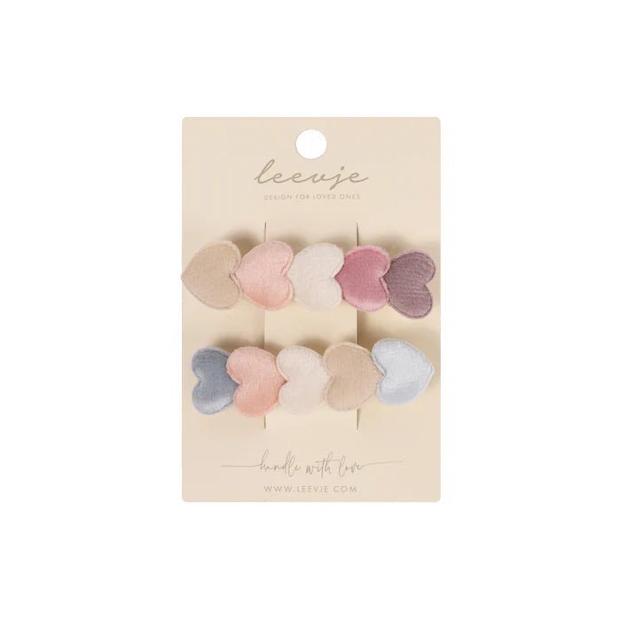 French Hair Clips Hearts - BergBiber GmbH