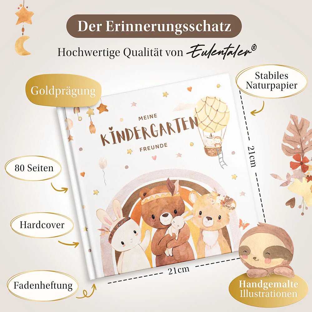 Freundebuch Kindergarten Boho - BergBiber GmbH