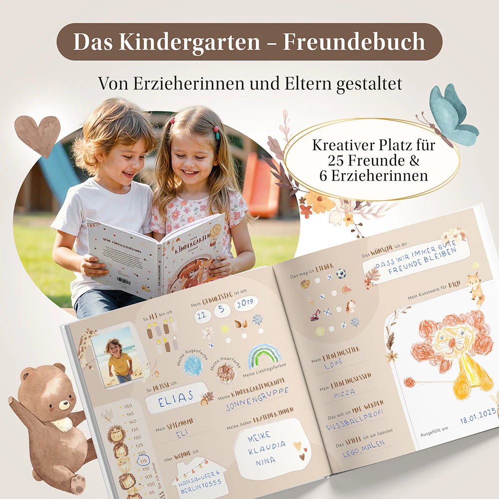 Freundebuch Kindergarten Boho - BergBiber GmbH