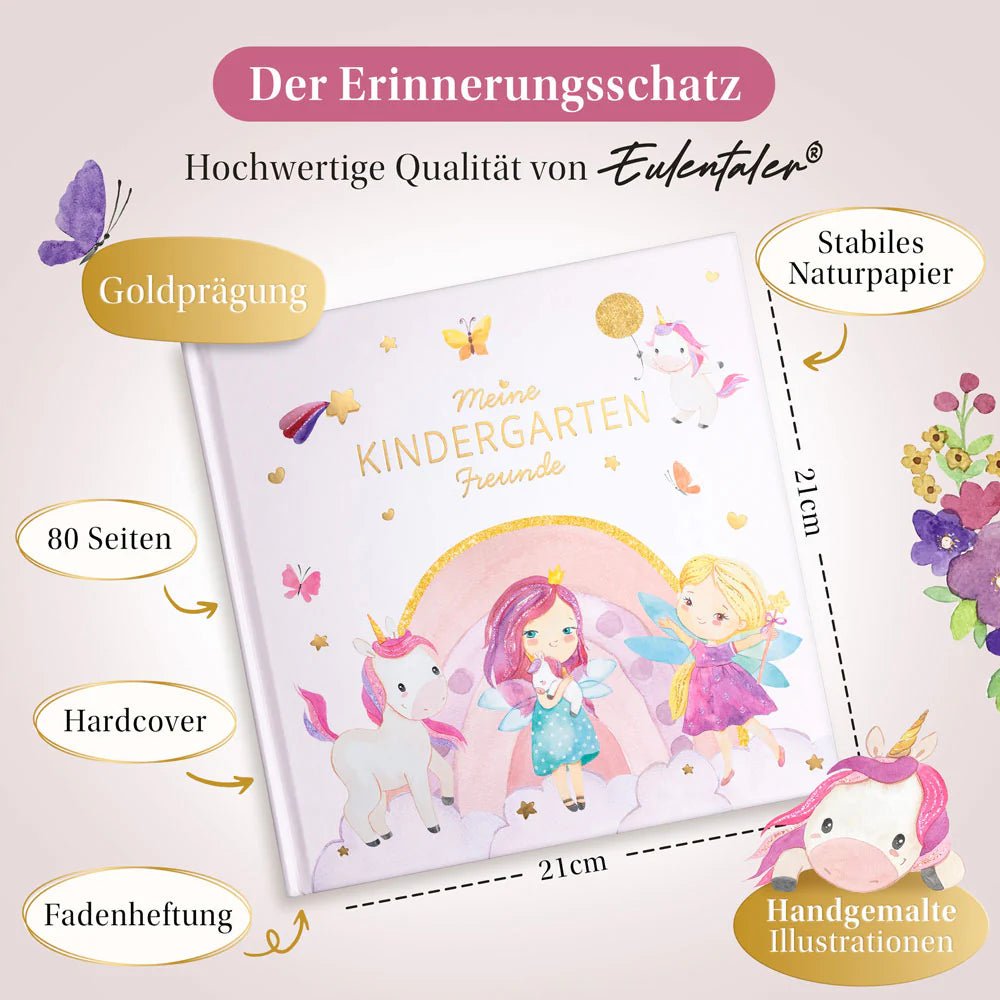 Freundebuch Kindergarten Einhorn - BergBiber GmbH