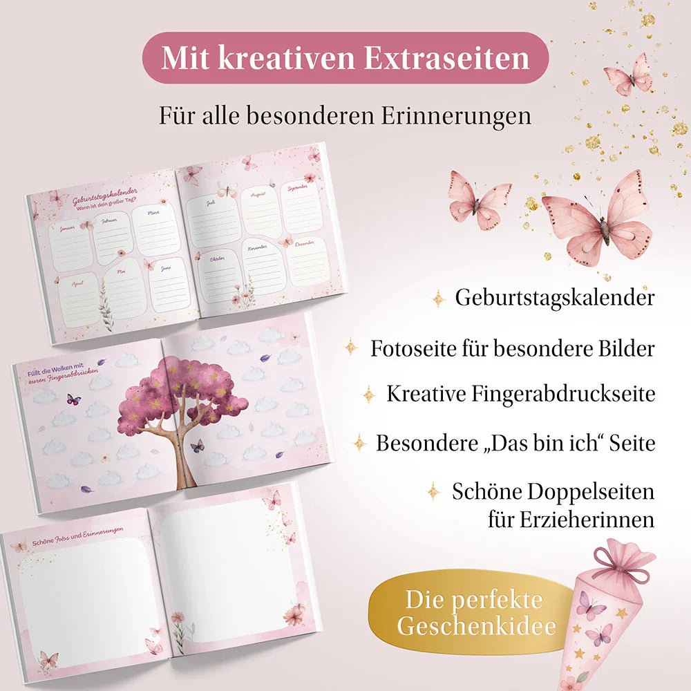 Freundebuch Kindergarten Schmetterling - BergBiber GmbH