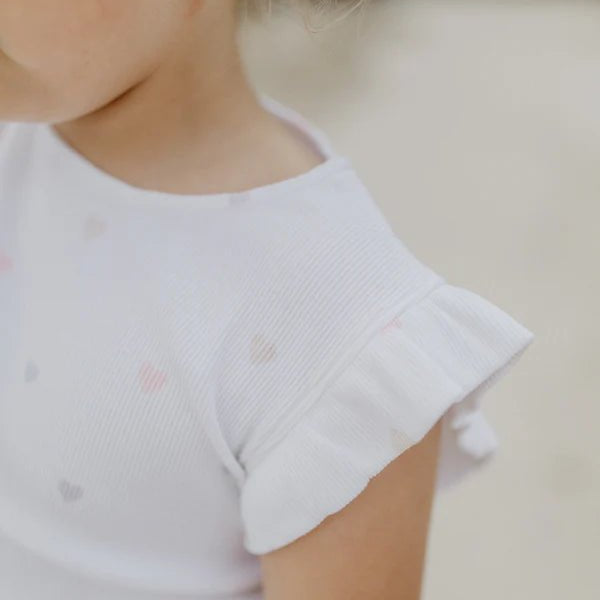 Frill Sleeve Top Hearts - BergBiber GmbH
