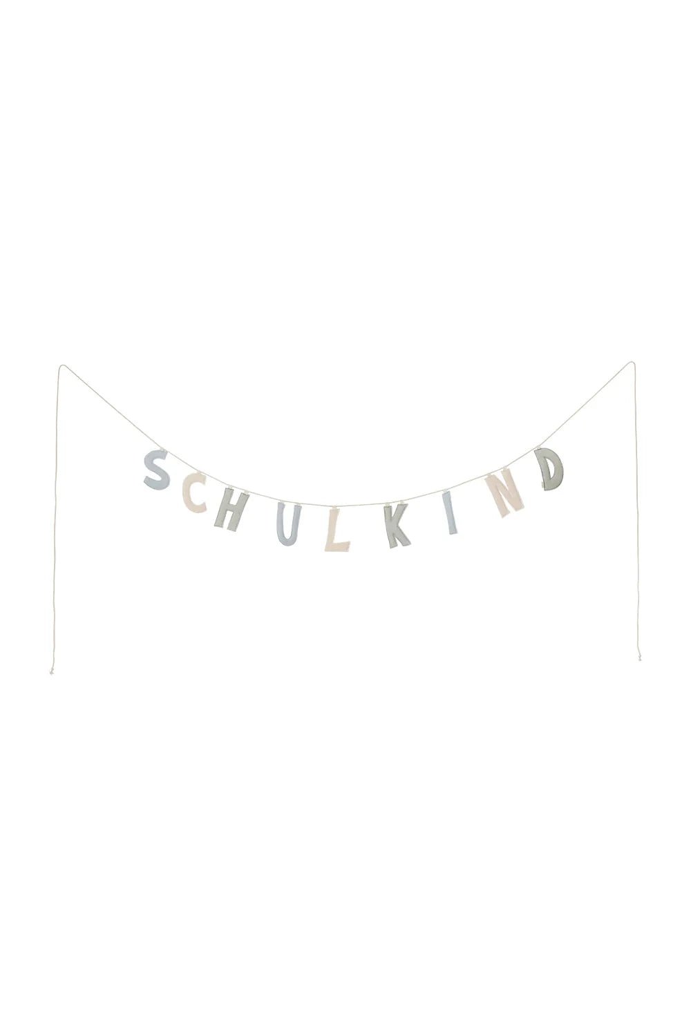 Girlande 'Schulkind' blau - BergBiber GmbH