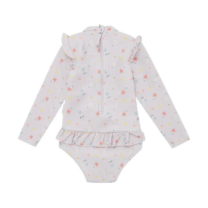 Long - Sleeved Swimsuit Flowers - BergBiber GmbH