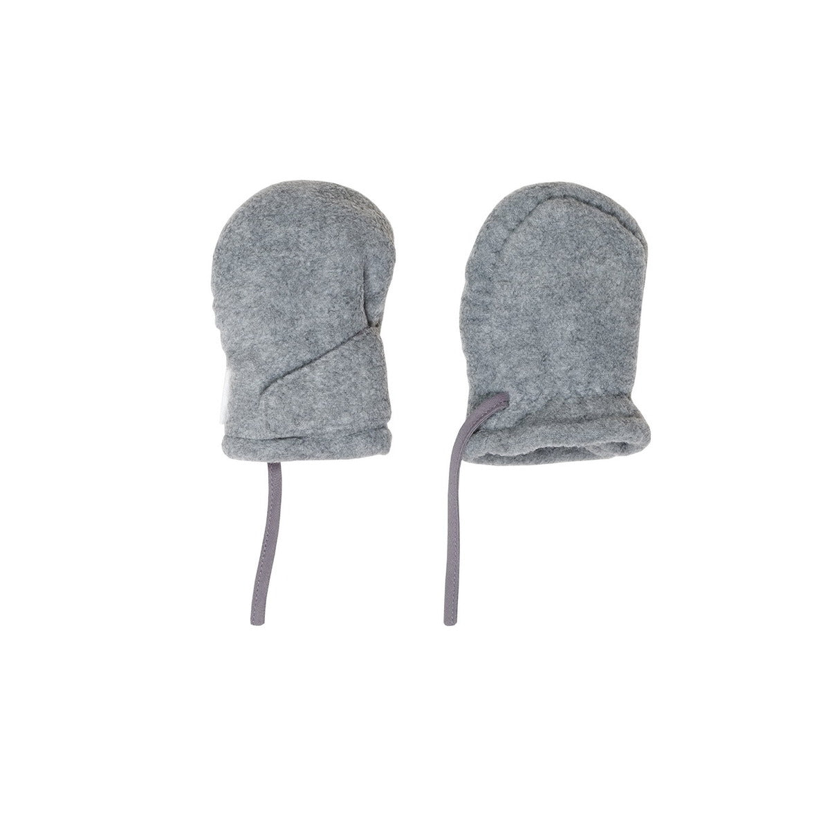 Baby-Thermofausthandschuhe Graumeliert – Detailansicht