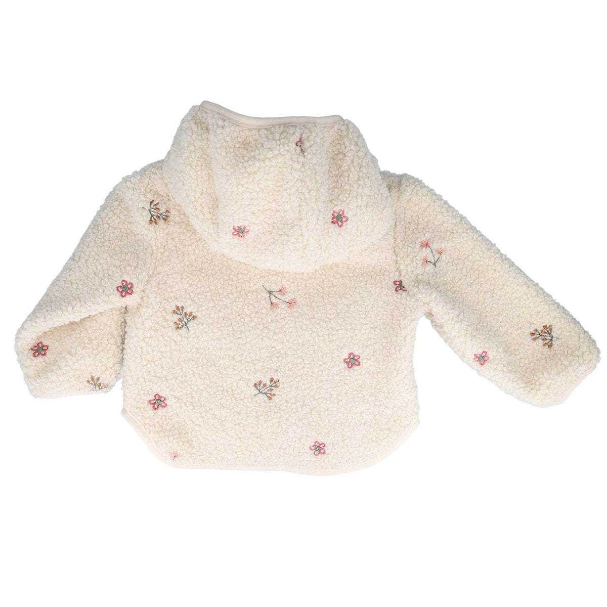 maximo Baby-Sherpajacke mit Blümchen – Muschel