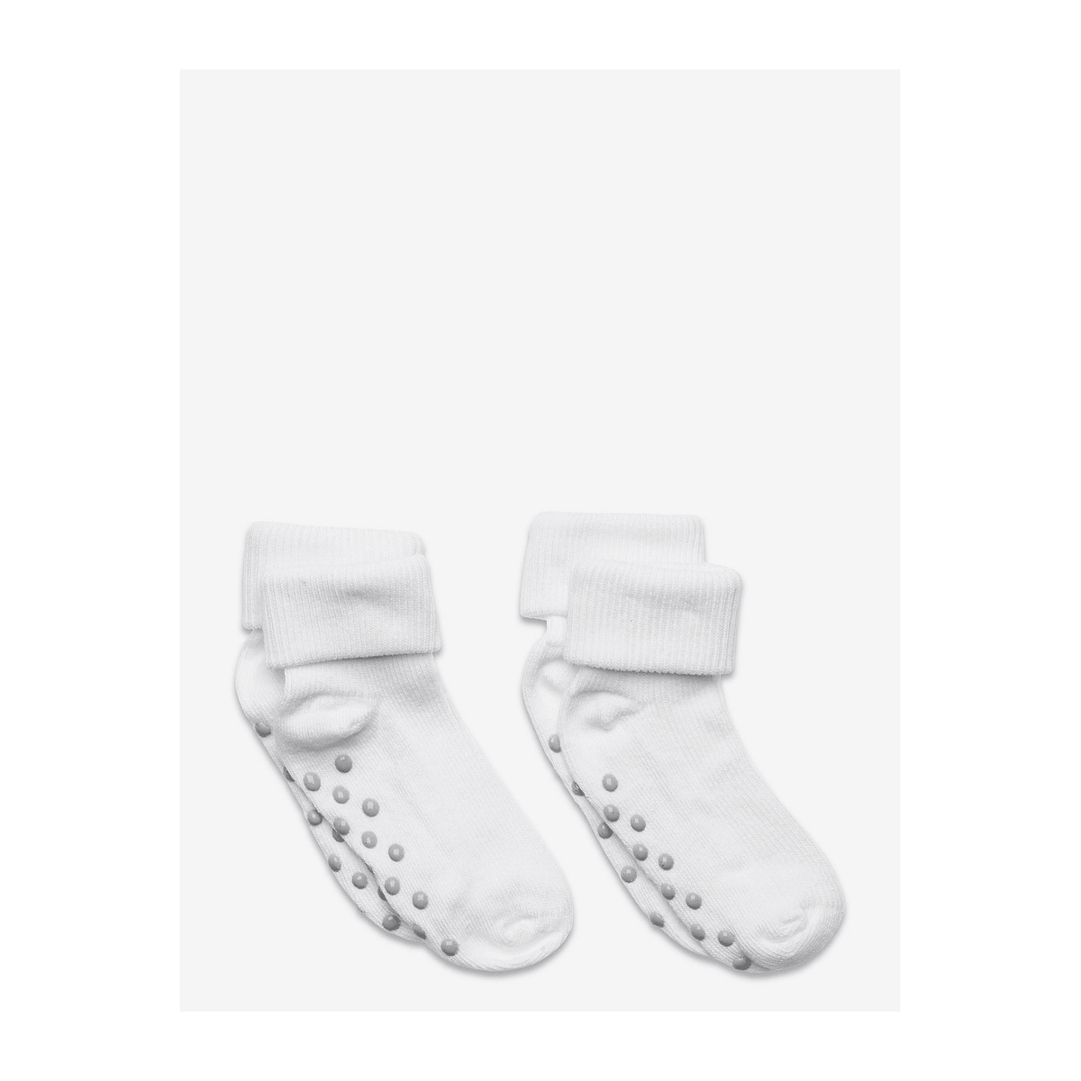 Minymo Baby Anti-Rutsch-Socken im 2er-Pack – White – Packshot
