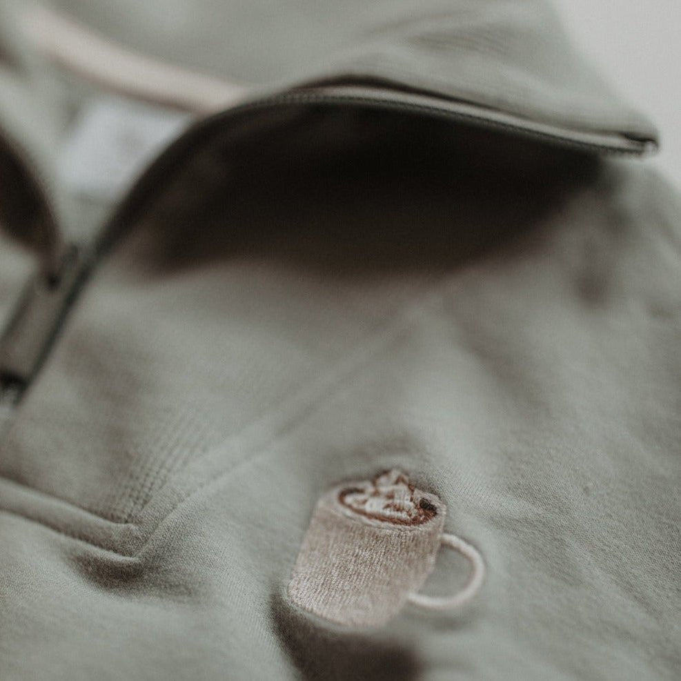 Troyer-Pullover mit Half-Zip „Cocoa“ – Ansicht 3