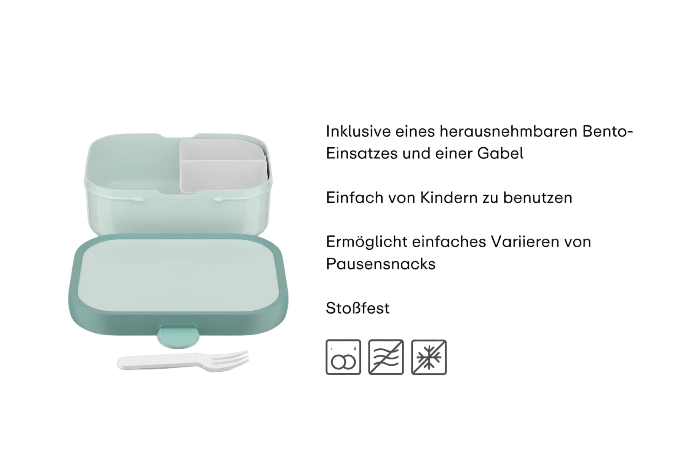 Campus Brotdose mit Bento-Einsatz und Gabel - PAW Patrol Dino Movie
