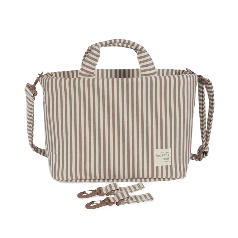 Wickeltasche Praliné Strips Moka