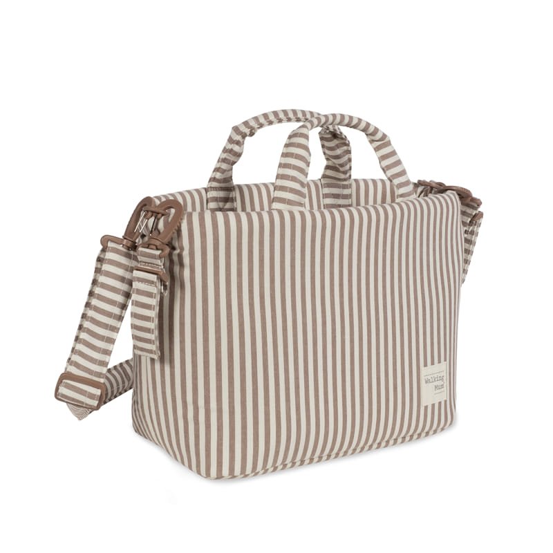 Wickeltasche Praliné Strips Moka
