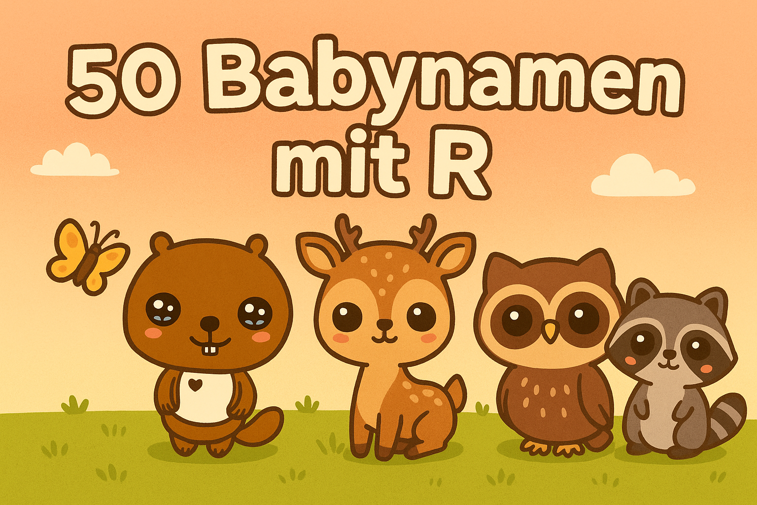 🌟 50 magische Babynamen mit R – mit Bedeutung, Planet, Pflanze &amp; Krafttier