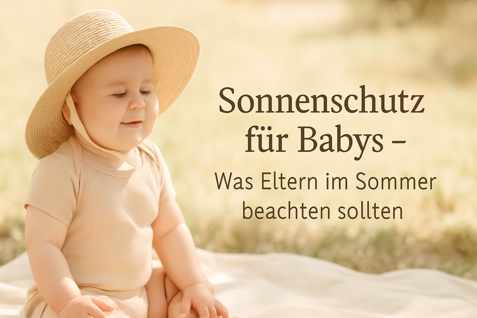 Sonnenschutz bei Babys: Worauf Eltern achten sollten – auch bei der Babykleidung