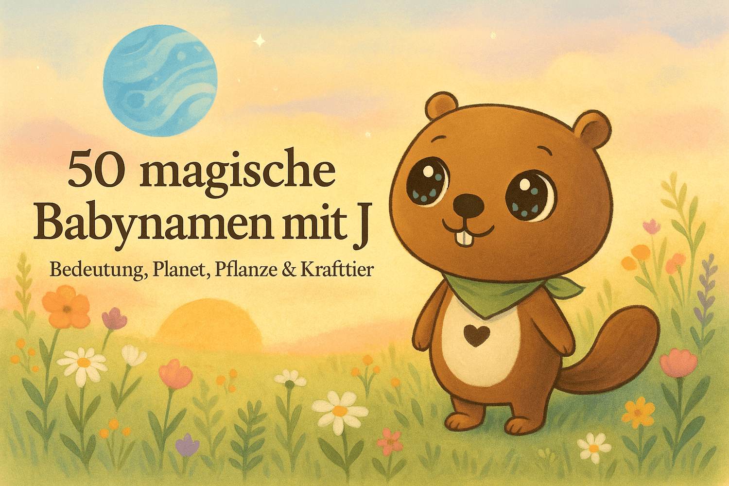 🌌 50 zauberhafte Babynamen mit J: Bedeutung, Himmelszuordnung, Pflanzenkraft & Energietiere - BergBiber GmbH