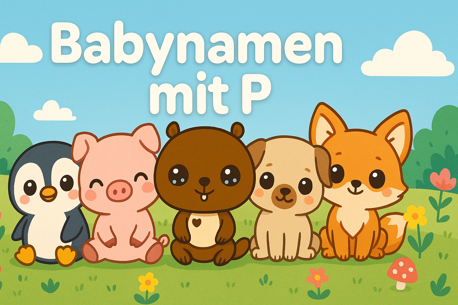 🌿 50 magische Babynamen mit P – mit Bedeutung, Planet, Pflanze & Krafttier