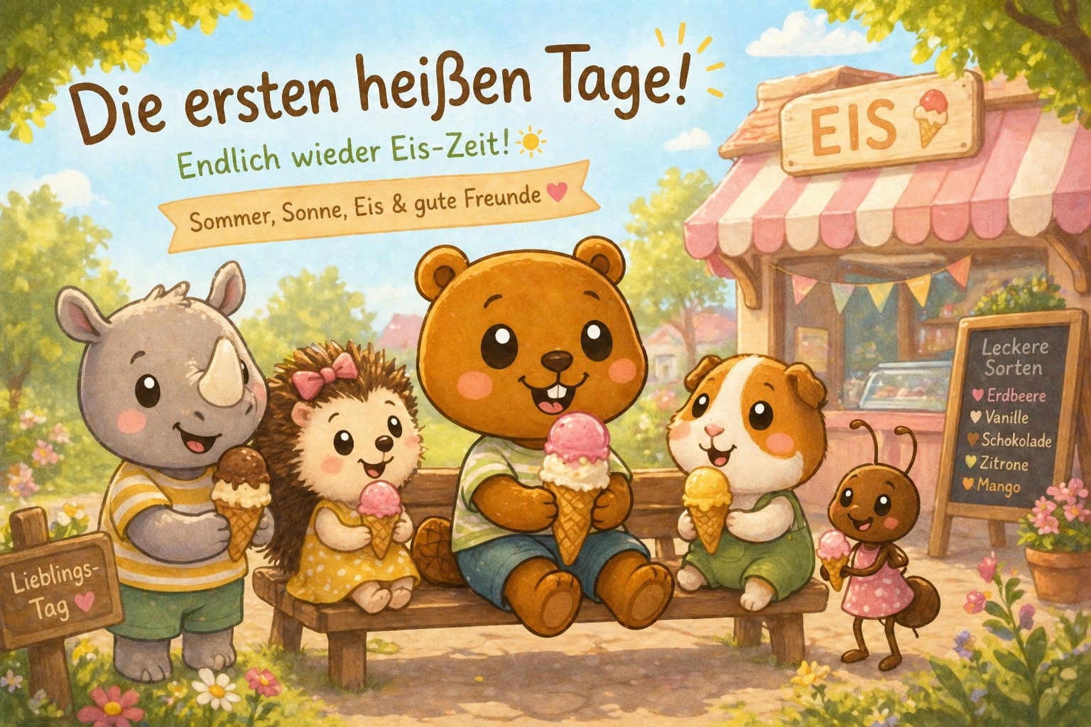 🦫 Bebi BergBiber und das erste Eis des Sommers - BergBiber GmbH