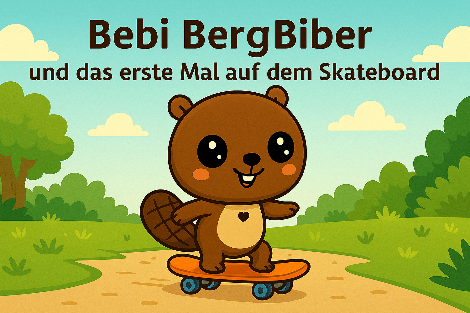 Bebi BergBiber und das erste Mal auf dem Skateboard - BergBiber GmbH