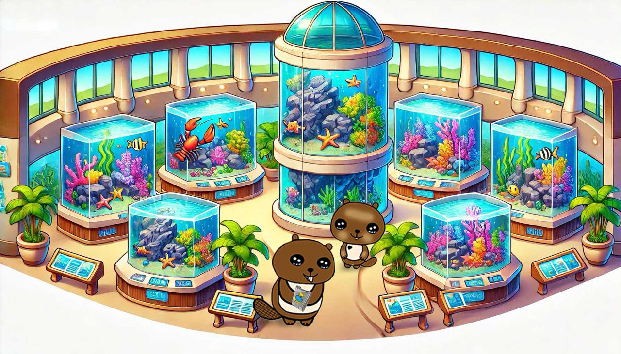 Bebi BergBiber und der Hummer im Aquarium - BergBiber GmbH