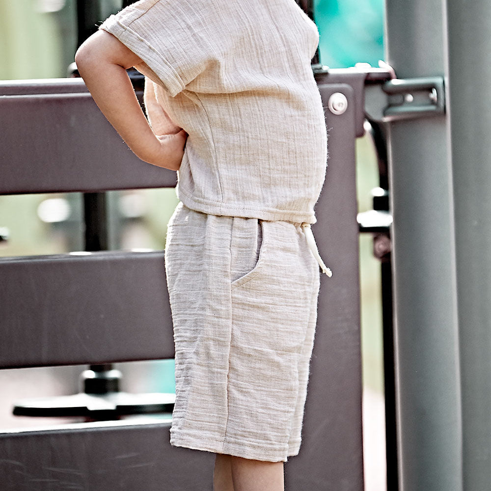 MINI-Shorts aus Musselin
