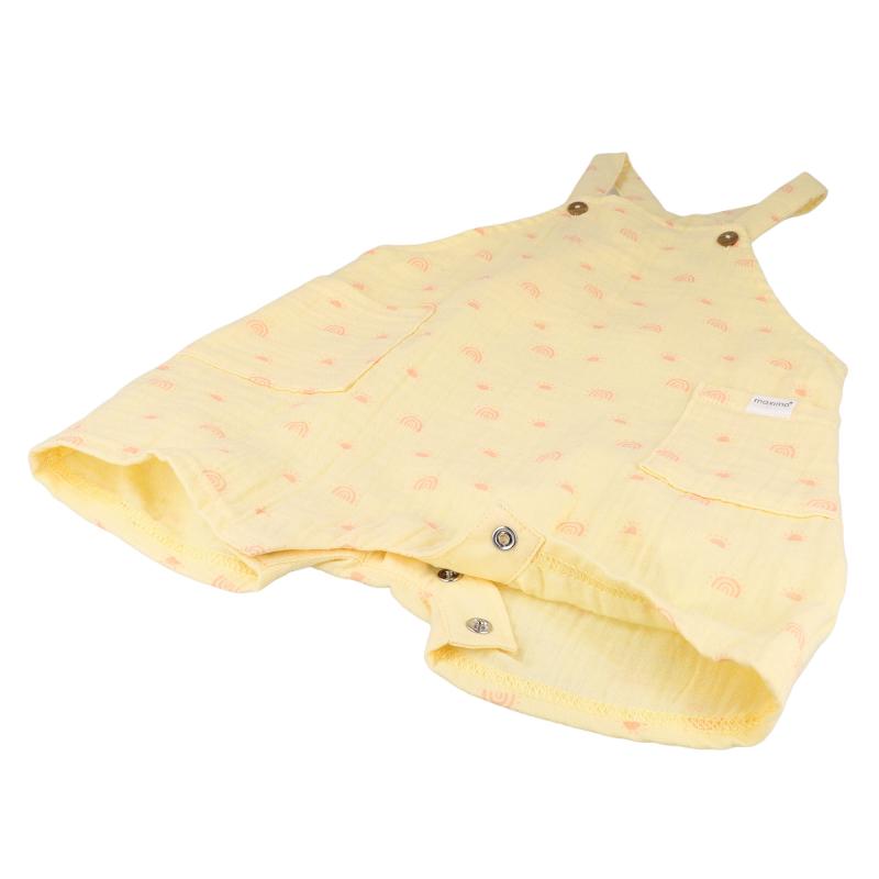 Baby-Latzshorts aus Musselin