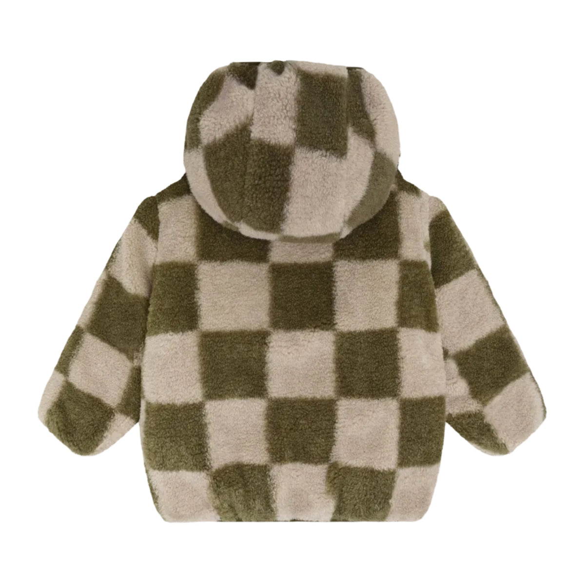 Noppies Wendejacke mit Teddyfleece – Dark Olive
