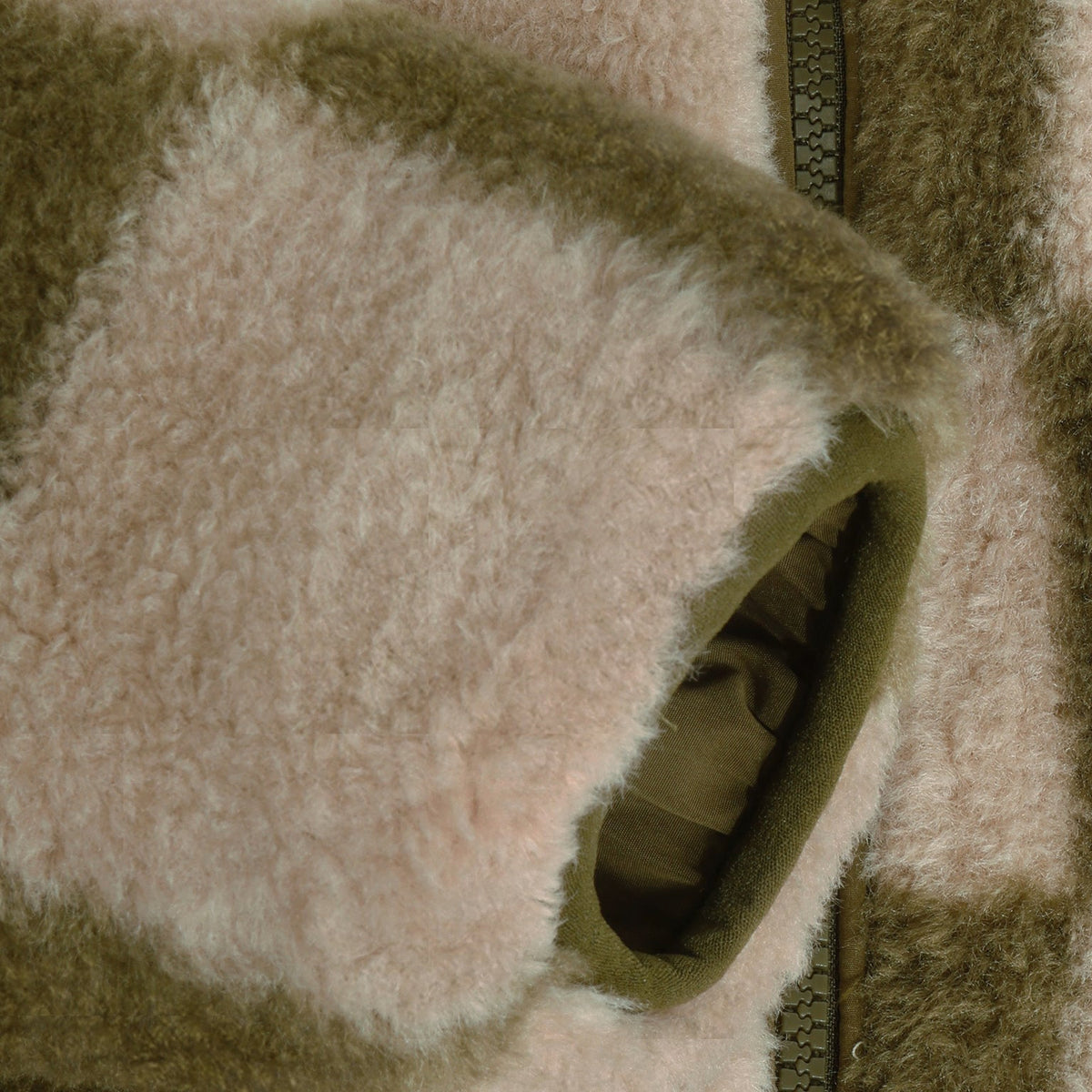 Noppies Wendejacke mit Teddyfleece – Dark Olive